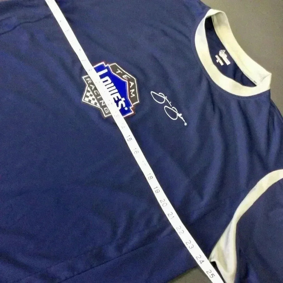 Chase Mens Blue Short Sleeve Jimmie Johnson Lowes NASCAR Racing Jersey Size XL - Picture 6 of 9